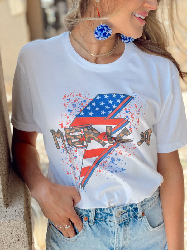 'MERICA Lightning Tee