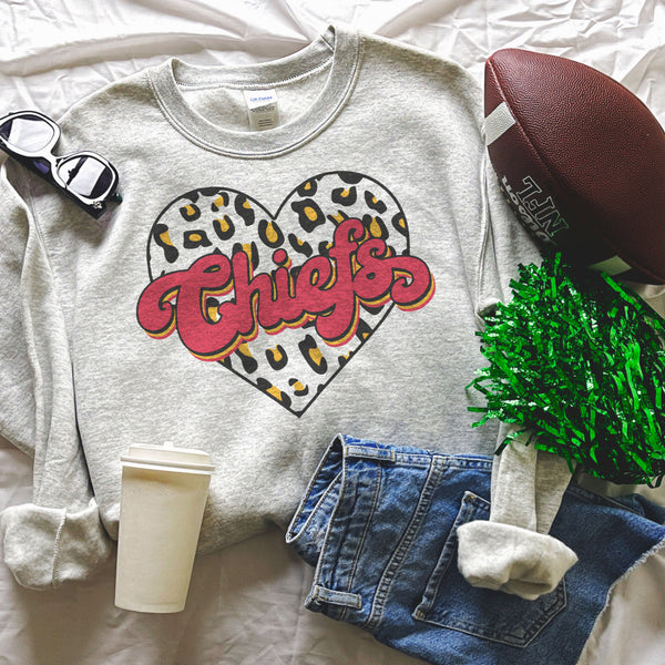 Chiefs Heart tee or sweater