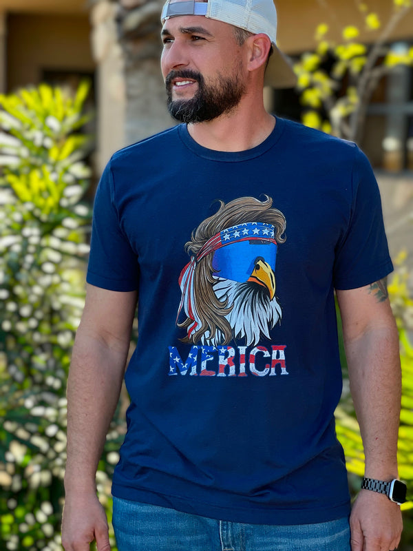 Mullet Eagle 'Merica Tee