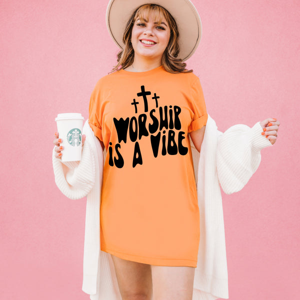 Worship is a Vibe tee