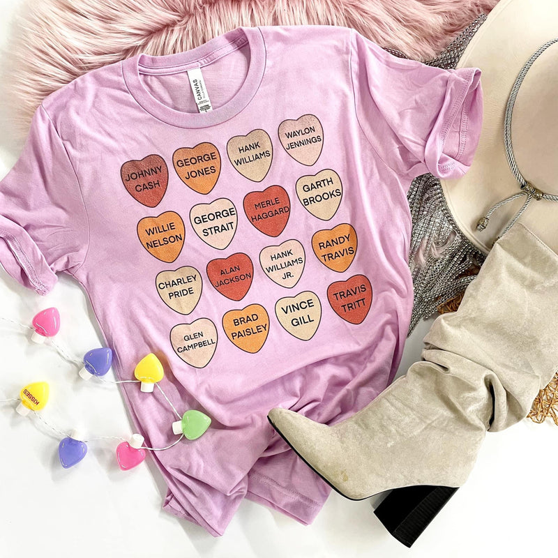 Country Legends Valentines tee