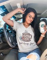 First things first ☕️ tee