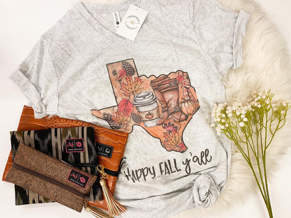 Happy Fall Y'all Tee