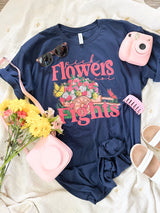 Pick Flowers Not Fights tee dress