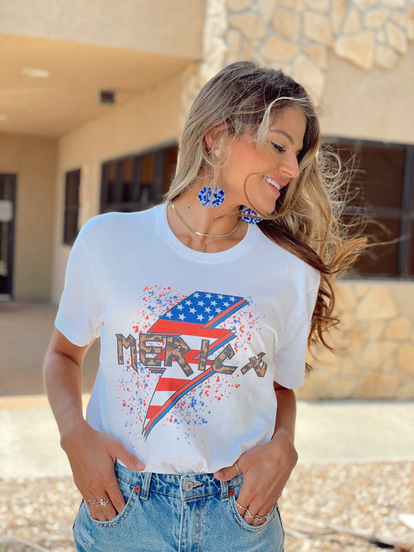 'MERICA Lightning Tee