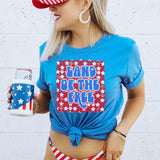 Let freedom ring, retro design tee