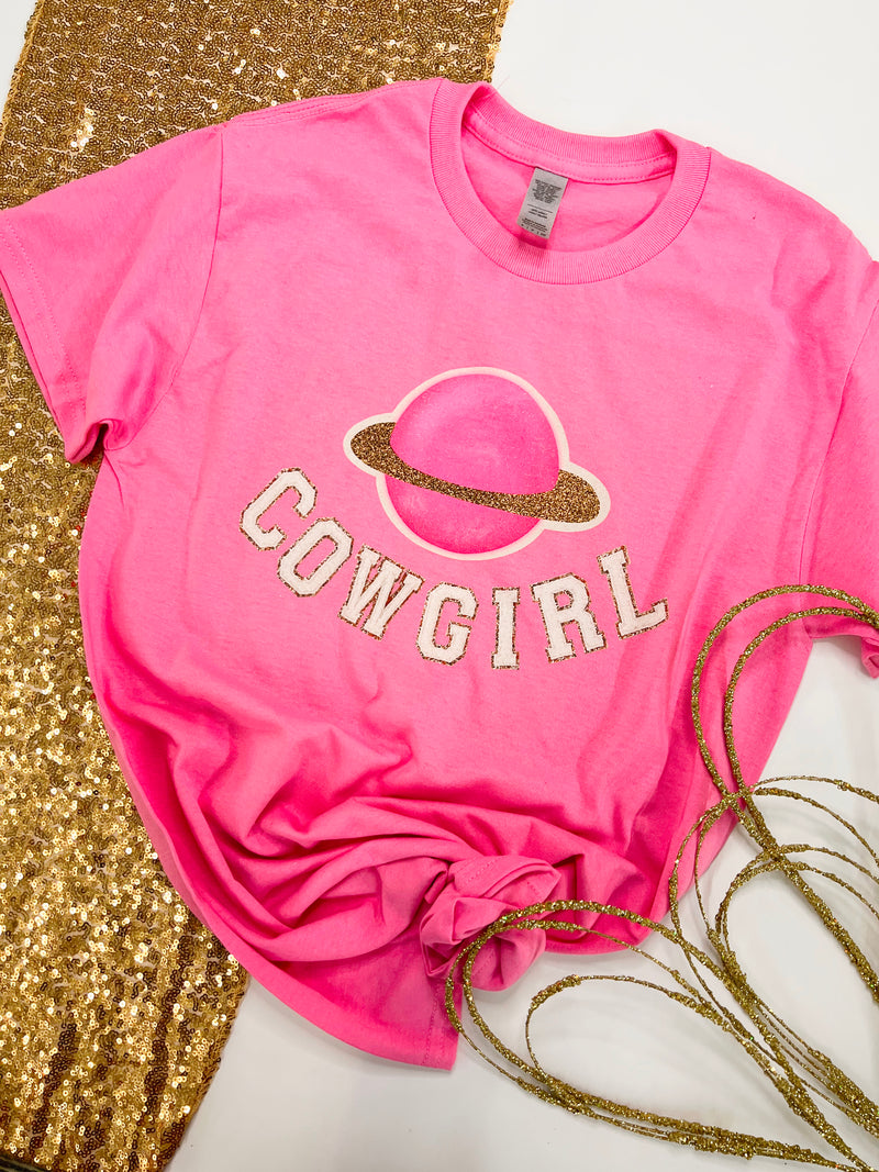 Space cowgirl tee