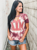Texas A&M Aggies Custom Tee (Maroon or Charcoal)