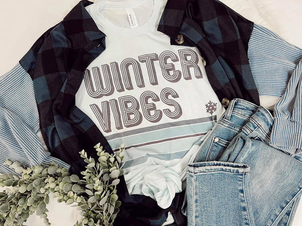 Winter vibes tee