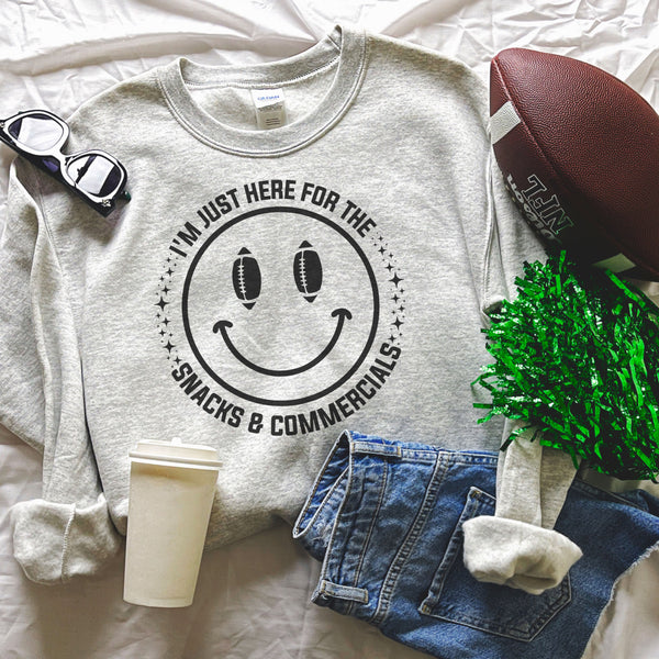 Snacks and Commercials Super Bowl tee • DEAL
