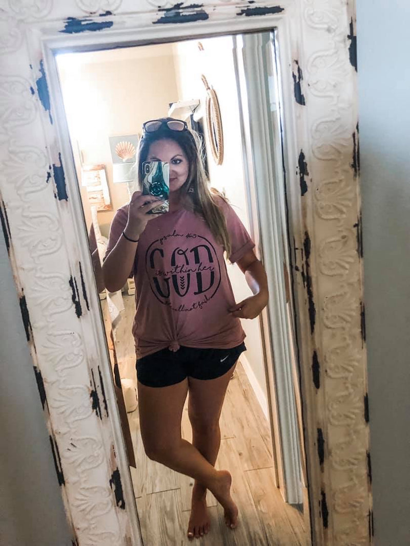 God is within her tee