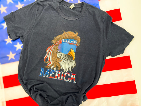 Mullet Eagle 'Merica Tee