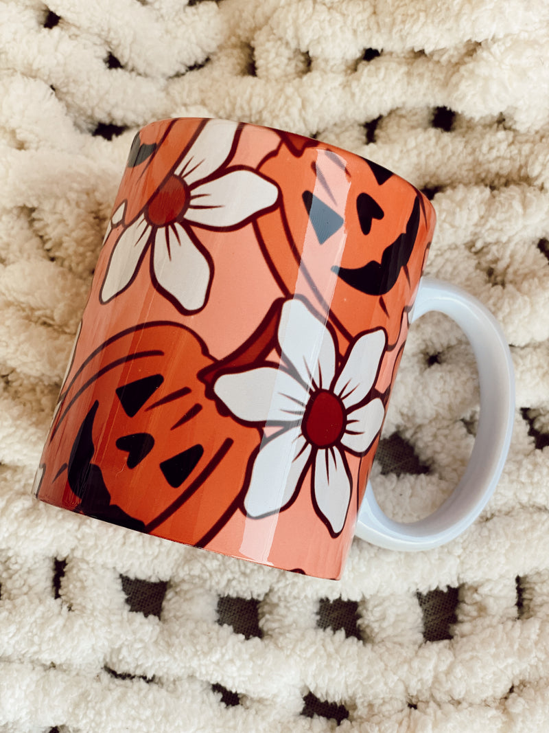Groovy Jack O Lantern Mug
