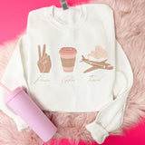Peace Coffee Travel sweater or tee