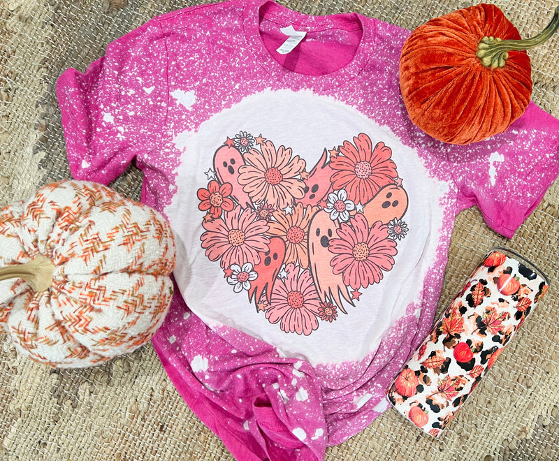 Ghost Heart Fall floral tee