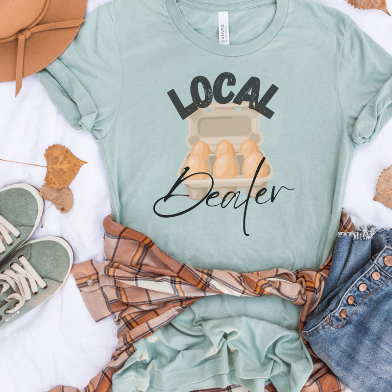 Local Dealer, eggs tee