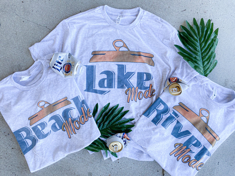 Lake Mode/Beach Mode tee/tank
