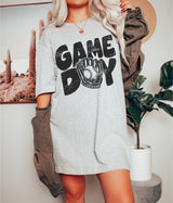 Distressed Game day baseball tee