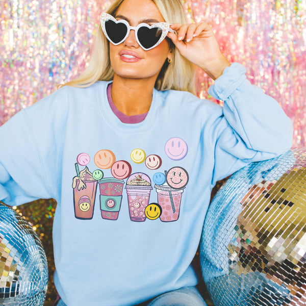 Coffee makes me smile sweater