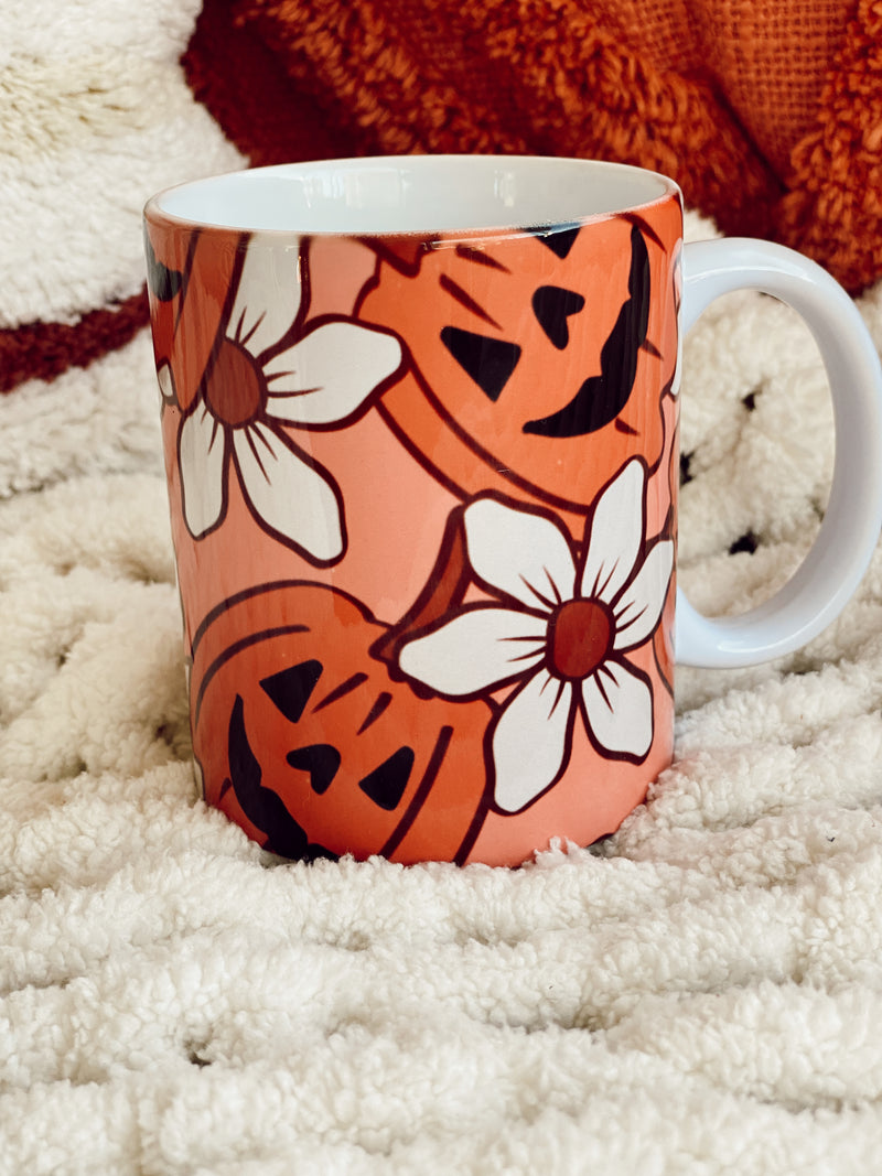 Groovy Jack O Lantern Mug