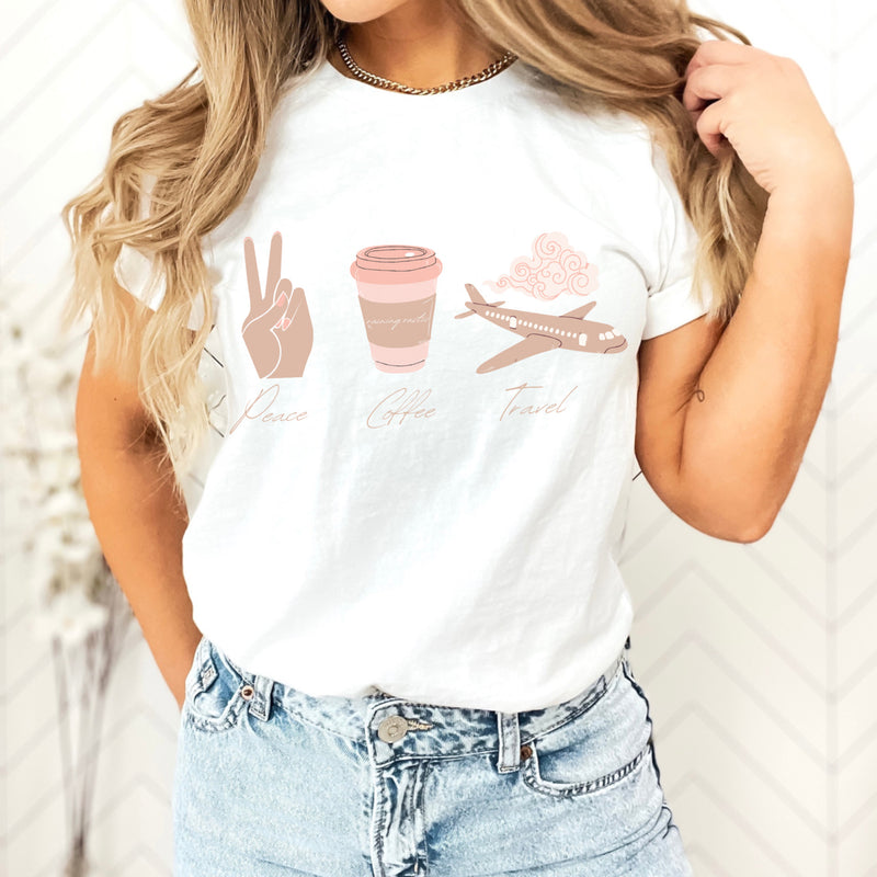 Peace Coffee Travel sweater or tee