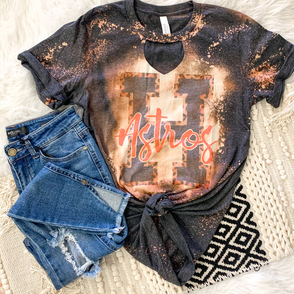 Houston Astros Bleached Tee