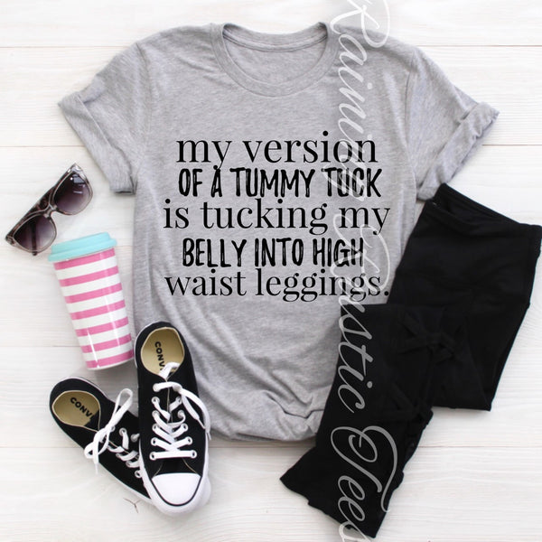 High waist leggings tee